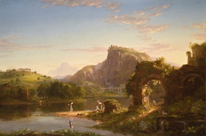 Thomas Cole, L'Allegro, Painting on canvas