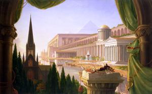 Thomas Cole, The Architect's Dream, Painting on canvas