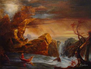 Thomas Cole, The Voyage of Life - Manhood, Painting on canvas