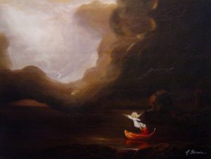 Thomas Cole, The Voyage of Life - Old Age, Art Reproduction