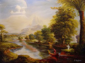 Thomas Cole, The Voyage of Life - Youth, Painting on canvas