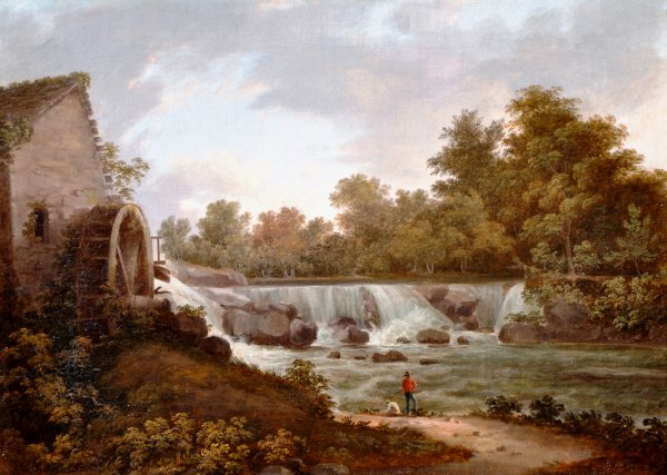 Scene on the Croton River. The painting by Thomas Doughty