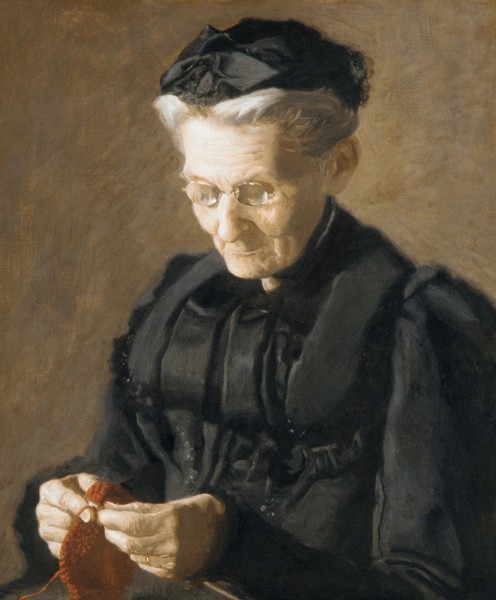 Mrs. Mary Arthur. The painting by Thomas Eakins