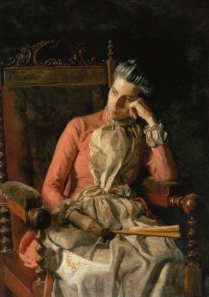 Thomas Eakins, Portrait of Amelia Van Buren, Art Reproduction