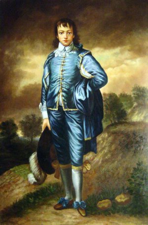 Thomas Gainsborough, Blue Boy, Painting on canvas