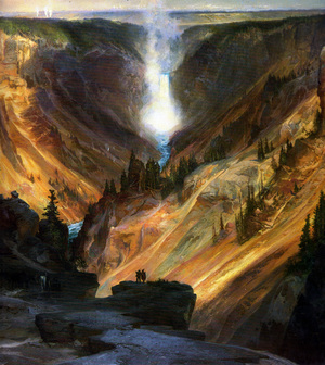 Thomas Moran, Green River Wyoming, Painting on canvas
