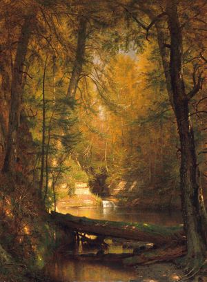 Reproduction oil paintings - Thomas Worthington Whittredge - The Trout Pool