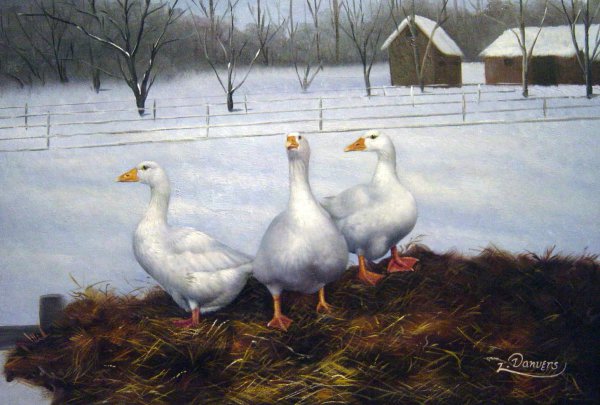 Three Is A Crowd. The painting by Our Originals
