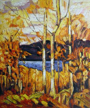 Tom Thomson, Algonquin October, Painting on canvas