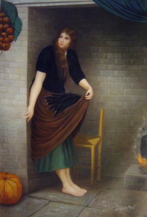 Valentine Cameron Prinsep, Cinderella, Painting on canvas