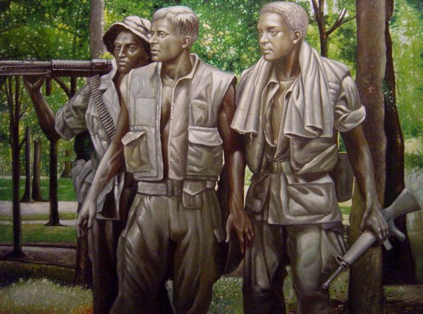Vietnam Memorial, Washington D.C.. The painting by Our Originals