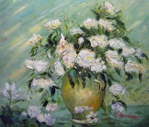 Vincent Van Gogh, A Bouquet Of Roses, Art Reproduction
