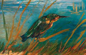 Famous paintings of Animals: A Kingfisher