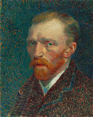 Vincent Van Gogh, A Self Portrait, Van Gogh 1, Painting on canvas