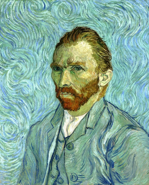 A Self-Portrait, Van Gogh 2. The painting by Vincent Van Gogh