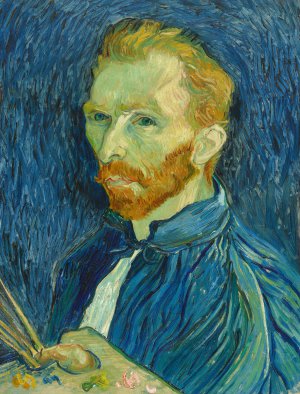 A Self-Portrait, Van Gogh 3 Art Reproduction