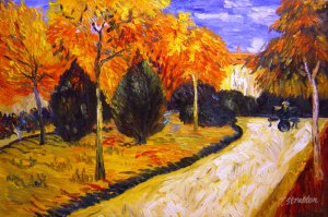Autumn Garden, Vincent Van Gogh, Art Paintings