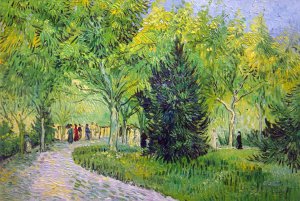 Vincent Van Gogh, Avenue In The Park, Painting on canvas