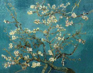 Famous paintings of Florals: Blossoming Almond Tree
