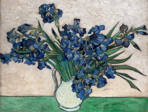 Vincent Van Gogh, Bouquet of Irises, Painting on canvas