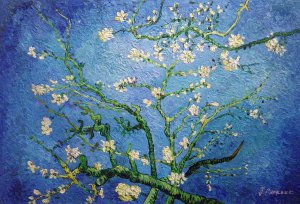 Branches With Almond Blossom, Vincent Van Gogh, Art Paintings