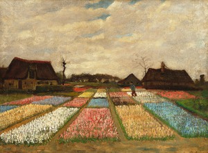 Bulb Fields, Vincent Van Gogh, Art Paintings