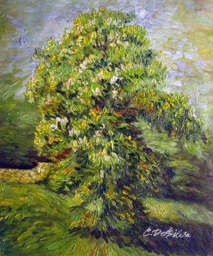Reproduction oil paintings - Vincent Van Gogh - Chestnut Tree In Bloom