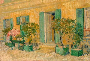 Famous paintings of Cafe Dining: Exterior of a Restaurant