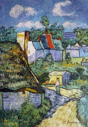 Vincent Van Gogh, Houses At Auvers, Painting on canvas