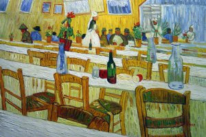 Vincent Van Gogh, Interior Of A Restaurant, Painting on canvas