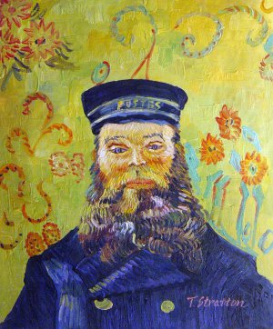 Vincent Van Gogh, Joseph-Etienne Roulin, Painting on canvas