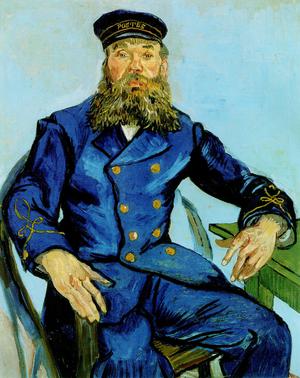 Vincent Van Gogh, Joseph Roulin, Painting on canvas