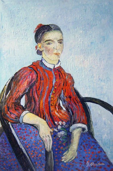 La Mousme. The painting by Vincent Van Gogh