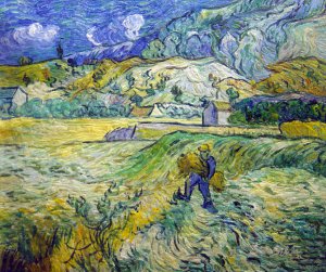 Landscape At Saint-Remy, Vincent Van Gogh, Art Paintings