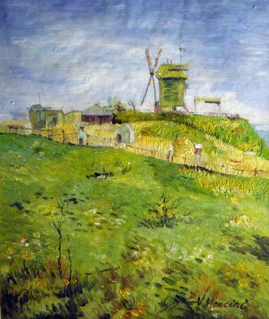 Vincent Van Gogh, Le Moulin de la Galette, Painting on canvas