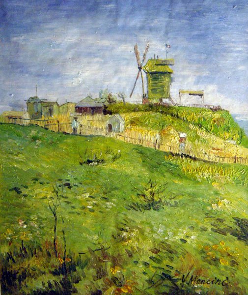 Le Moulin de la Galette. The painting by Vincent Van Gogh