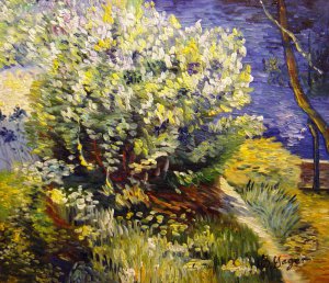 Vincent Van Gogh, Lilac Bush, Painting on canvas