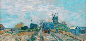 Reproduction oil paintings - Vincent Van Gogh - Montmartre, Windmills and Alotments