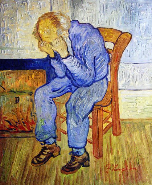 Old Man In Sorrow. The painting by Vincent Van Gogh