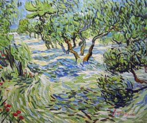Vincent Van Gogh, Olive Grove - Bright Blue Sky, Painting on canvas