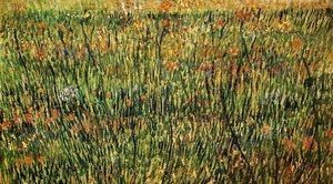Vincent Van Gogh, Patch of Grass 2, Painting on canvas