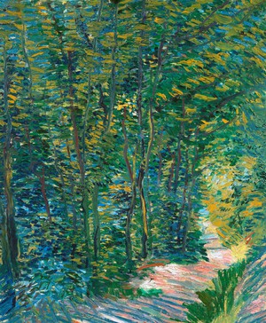 Vincent Van Gogh, Path in the Woods, Painting on canvas