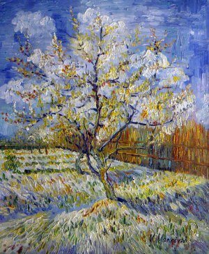 Peach Trees In Blossom, Vincent Van Gogh, Art Paintings
