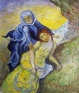 Vincent Van Gogh, Pieta, Painting on canvas