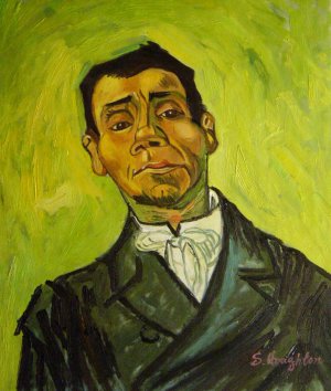 Vincent Van Gogh, Portrait Of A Man, Painting on canvas