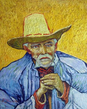 Portrait Of An Old Peasant, Vincent Van Gogh, Art Paintings