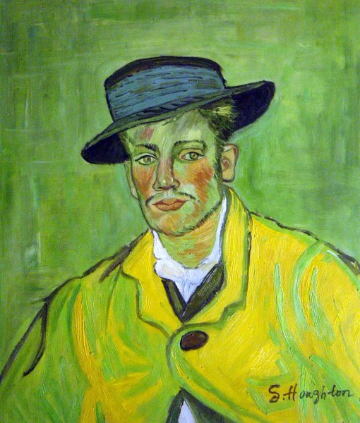 Portrait Of Armand Roulin. The painting by Vincent Van Gogh