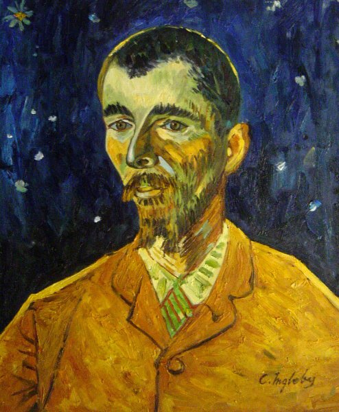 Portrait Of Eugene Bach. The painting by Vincent Van Gogh