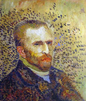 Vincent Van Gogh, Self Portrait, Painting on canvas