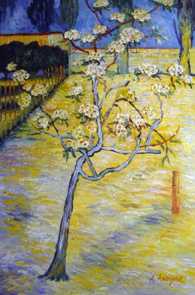 Small Pear Tree In Blossom. The painting by Vincent Van Gogh